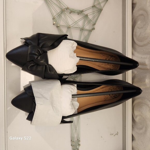 Vince Camuto Bowmel Flats. NIB. Black Napa. Size Various - Picture 4 of 10